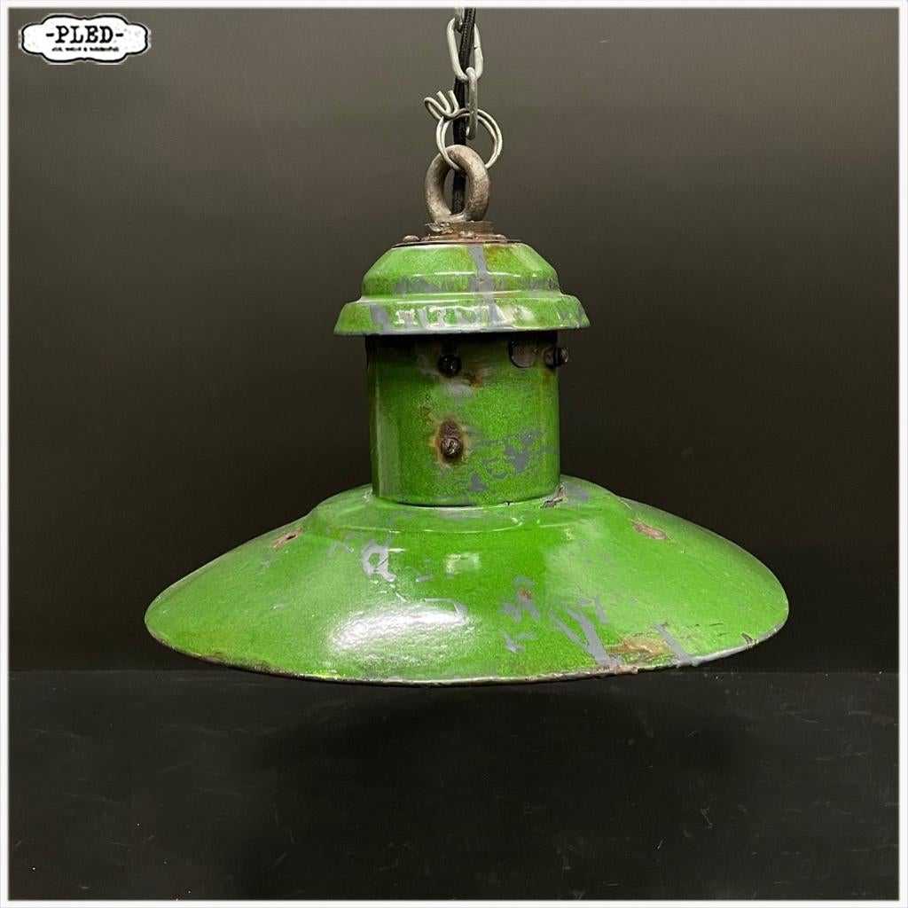 Oud, sleets, industrieel hanglampje / ketting / snoer, Gebruikt, Industrieel landelijk, Ophalen of Verzenden, Nb