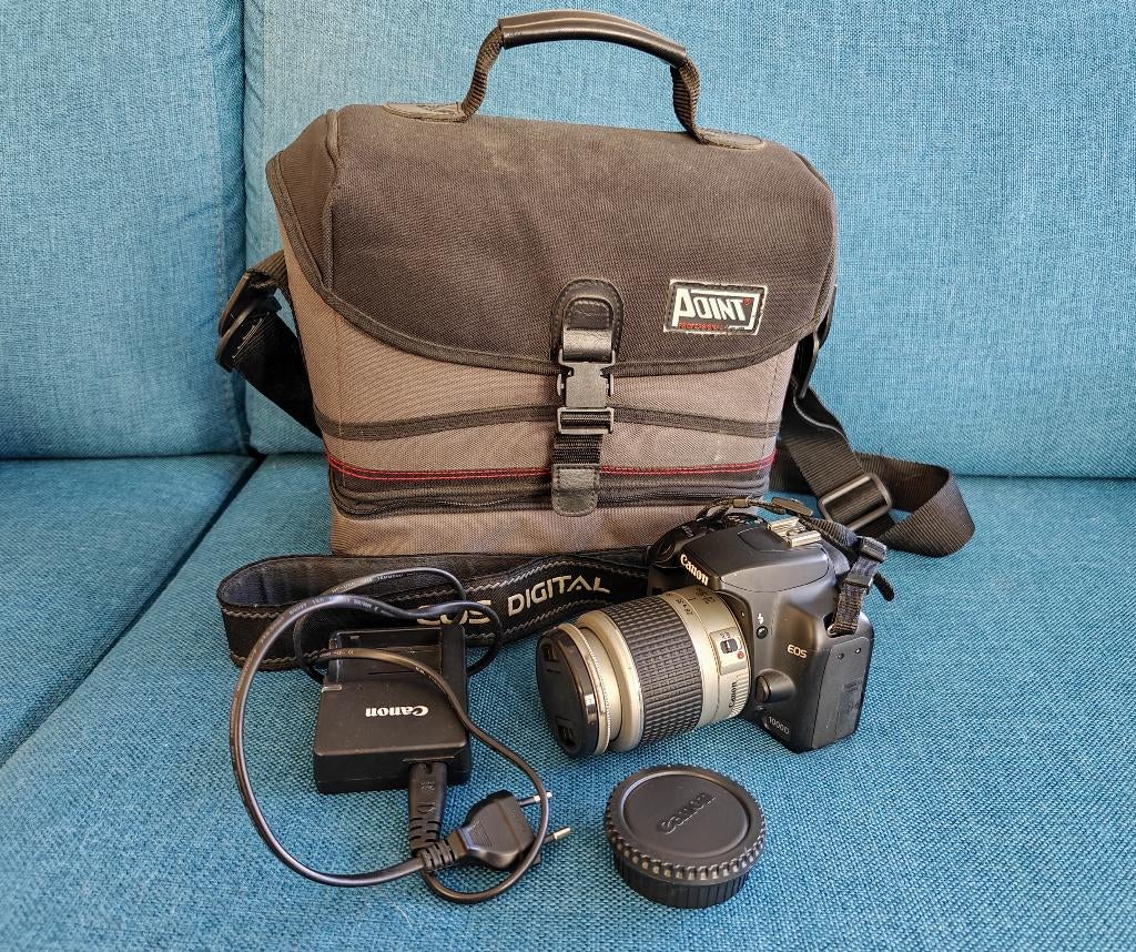 Prachtige Canon EOS 1000D Spiegelreflexcamera + 28-90mm lens, Spiegelreflex, Canon, Ophalen of Verzenden, Zo goed als nieuw