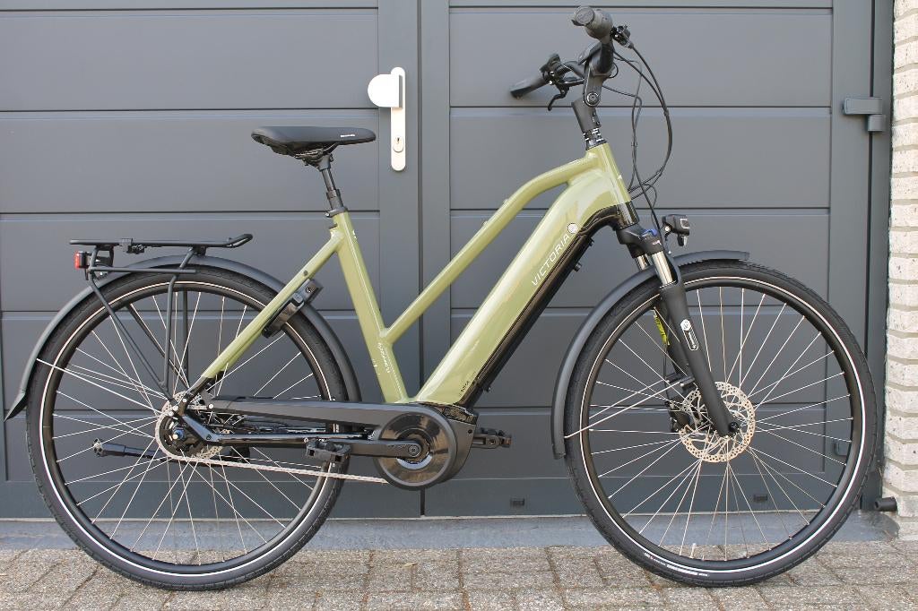 Victoria Trekking 11.5 Wave e-bike lage instap dames maat 53, Nieuw, 51 tot 55 cm, 50 km per accu of meer, Ophalen