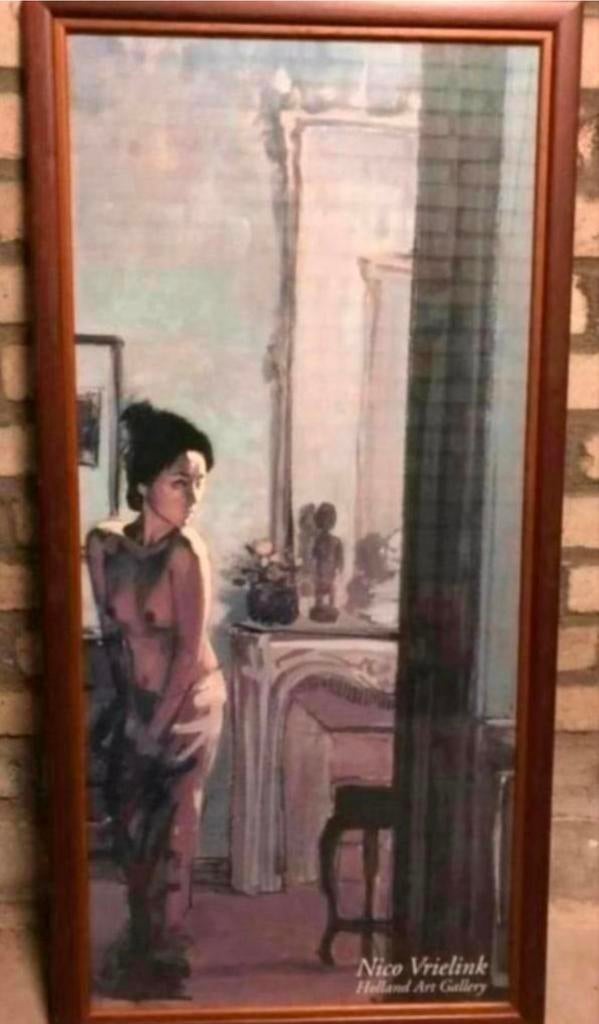 Lijst Nico Vrielink 86 x 42,5 cm, Ophalen