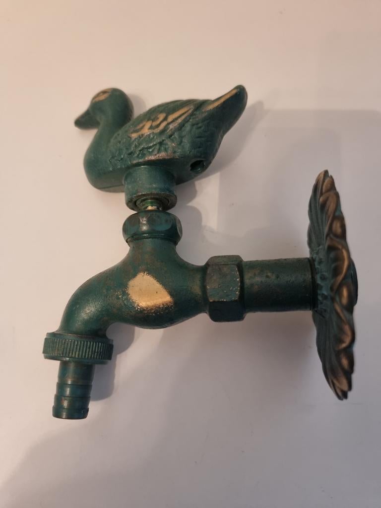 Decoratieve Tuinkraan Eend - Vintage Stijl, Ophalen of Verzenden, Gebruikt