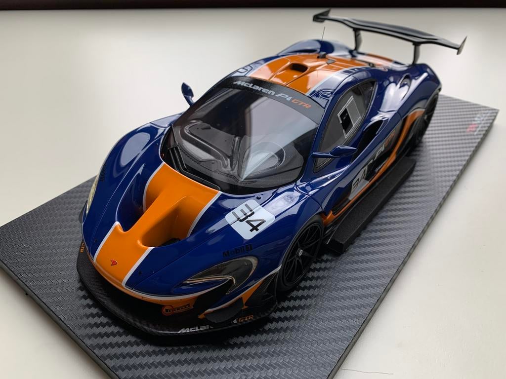 TSM McLaren P1 GTR 1/18, Ophalen, Zo goed als nieuw, Overige merken