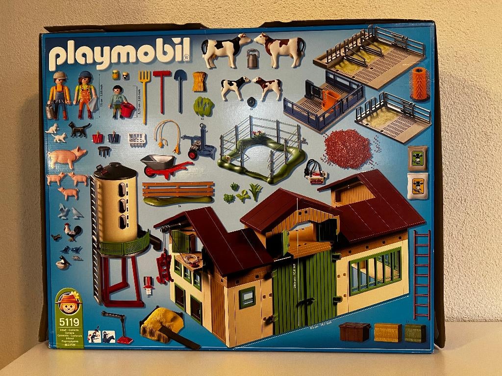 Playmobil 5119 – Country Bio-boerderij met silo, Ophalen of Verzenden, Zo goed als nieuw, Complete set