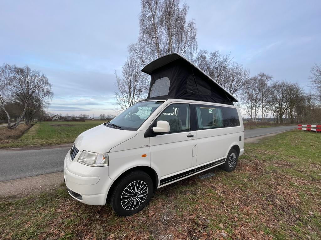 VW T5 Transporter 2.5 tdi  buscamper 4-persoons, Volkswagen, Overige brandstoffen, Tot en met 2, Bedrijf