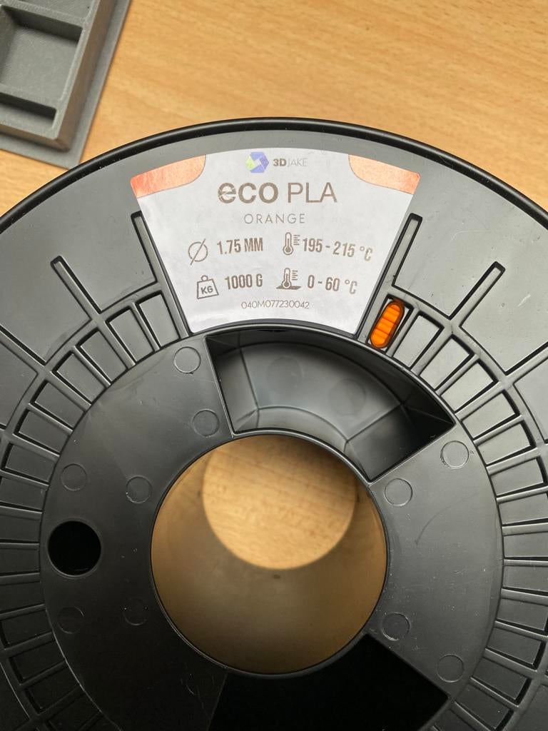 Filement ECO PLA oranje 3D printing, Computers en Software, 3D-printerbenodigheden, Ophalen of Verzenden, Zo goed als nieuw