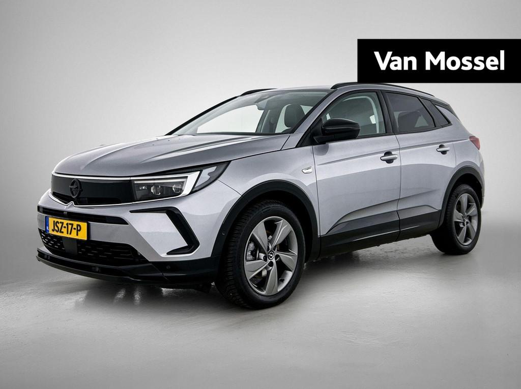Opel Grandland 1.2 Turbo GS Line | Stoel- Stuurverwarming |, 12 maanden, Stof, Gebruikt, Euro 6