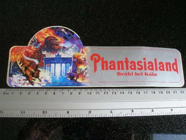 sticker phantasialand bruhl bei koln, Verzenden, Zo goed als nieuw, Bedrijf of Vereniging
