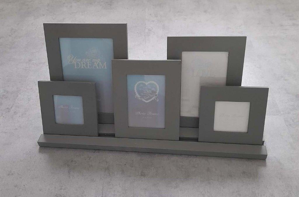 5 houten FOTOLIJSTEN op standaard, Minder dan 50 cm, Ophalen of Verzenden, Zo goed als nieuw, Minder dan 50 cm
