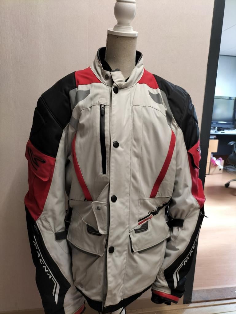 Macna motorjas XXL met protectie en uitneembare voering, Motoren, Ophalen, Jas | textiel, Heren, Tweedehands