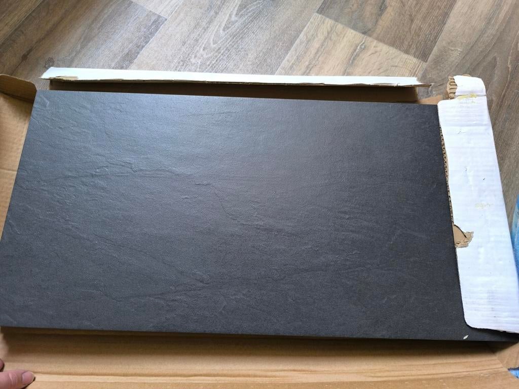 Vloertegel 30x60 zwart 2m2, Ophalen of Verzenden, Nieuw, Rak ceramics