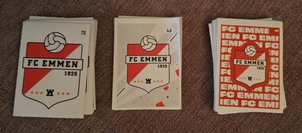 FC Emmen stickers, Ophalen of Verzenden, Zo goed als nieuw, Overige binnenlandse clubs, Poster, Plaatje of Sticker