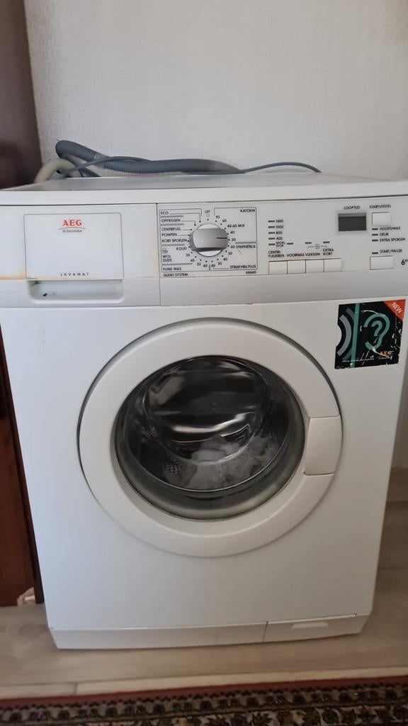 AEG Lavamat wasmachine, Ophalen
