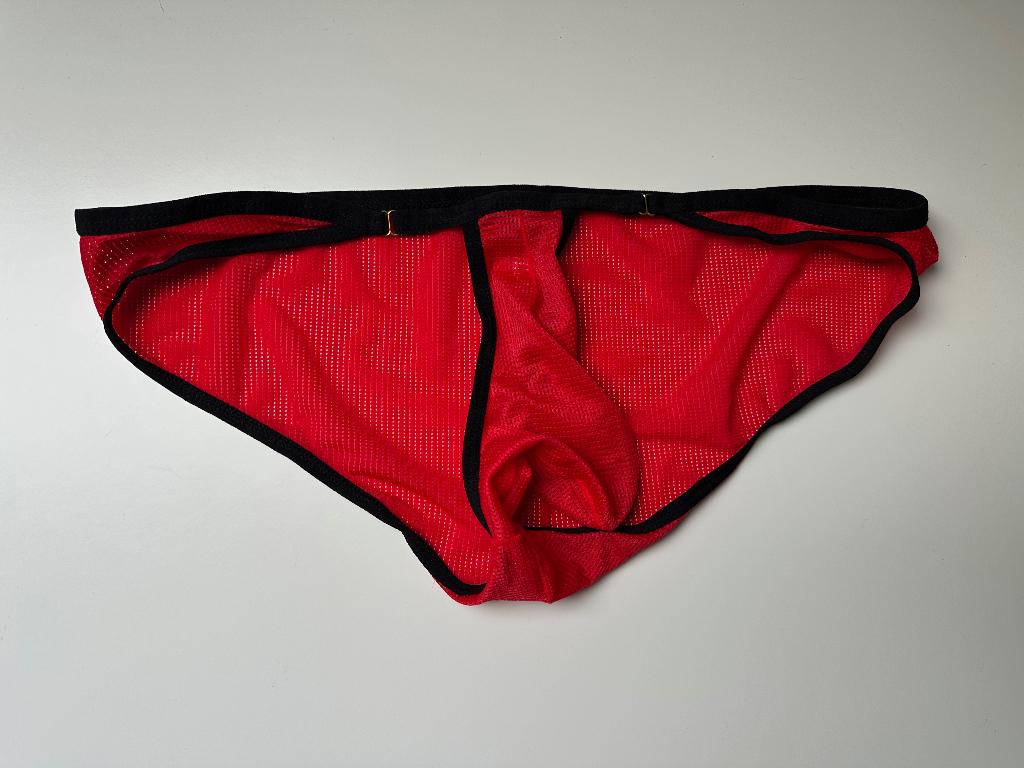 Rode slip met pouch, Ophalen of Verzenden, Overige kleuren, Overige typen