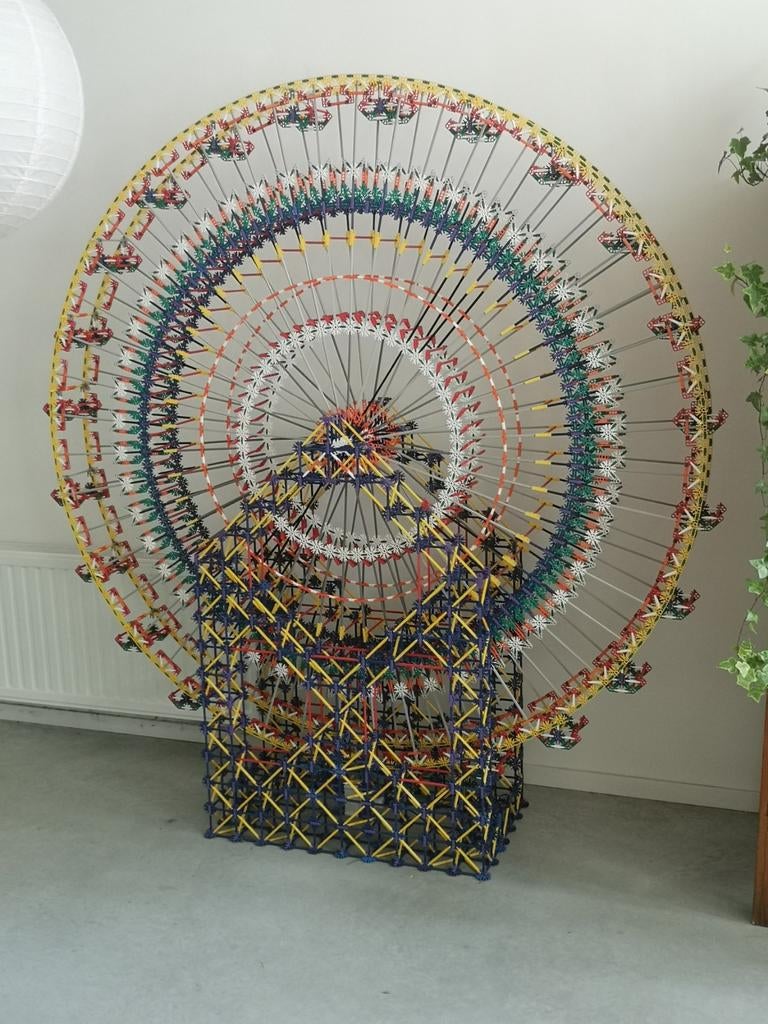 K'nex #89790 6ft ferris wheel/reuzenrad (100% compleet!), Kinderen en Baby's, Speelgoed | Bouwstenen, Zo goed als nieuw, K'nex