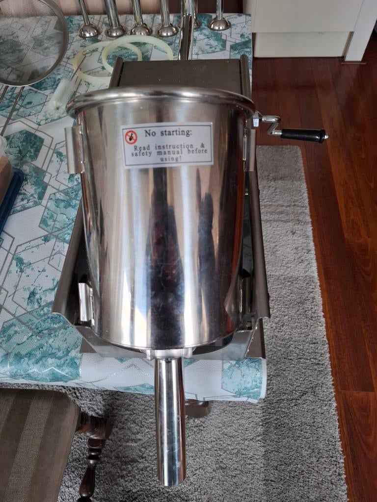 Krokettenmaker met recepten en starterspakket, Ophalen