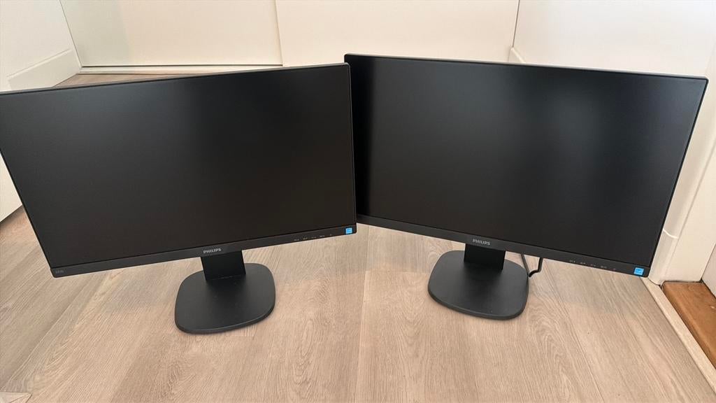 Philips 243S monitor 24 inch met ingebouwde speakers, Full HD, Ophalen of Verzenden, Zo goed als nieuw, Ingebouwde speakers