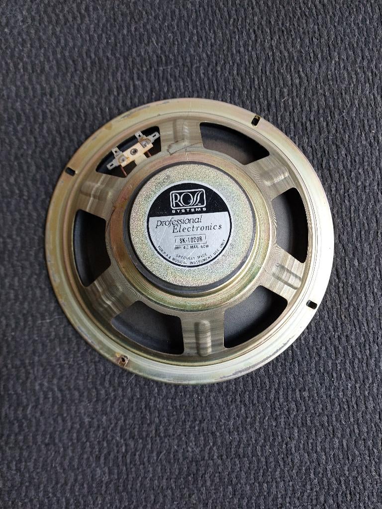 Ross 10 inch gitaar speaker 4 ohm, Audio, Tv en Foto, Luidsprekers, Gebruikt, Center speaker, Minder dan 60 watt, Overige merken