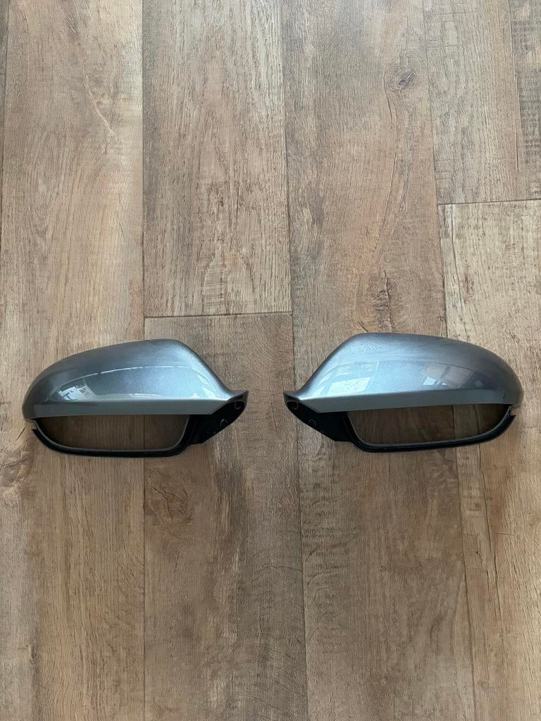 Audi A6 spiegelkappen Daytona Grijs  L/R, Ophalen of Verzenden, Gebruikt, Audi