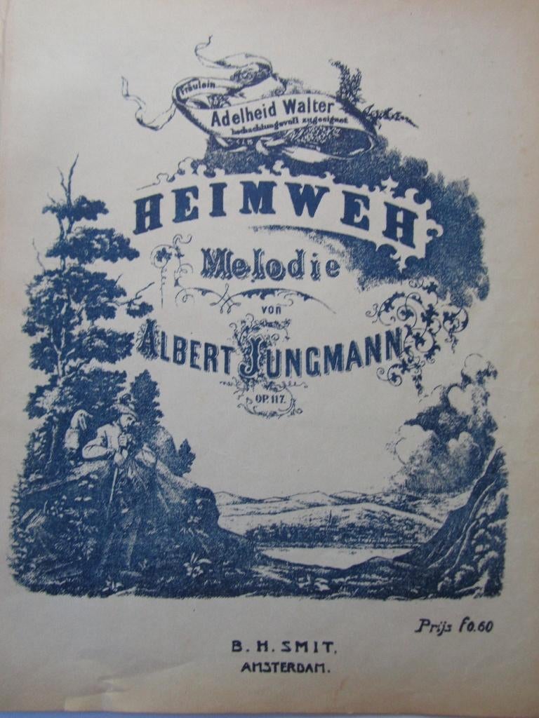 HEIMWEH **Oude Bladmuziek**, Muziek en Instrumenten, Ophalen of Verzenden, Gebruikt, Artiest of Componist, Overige genres