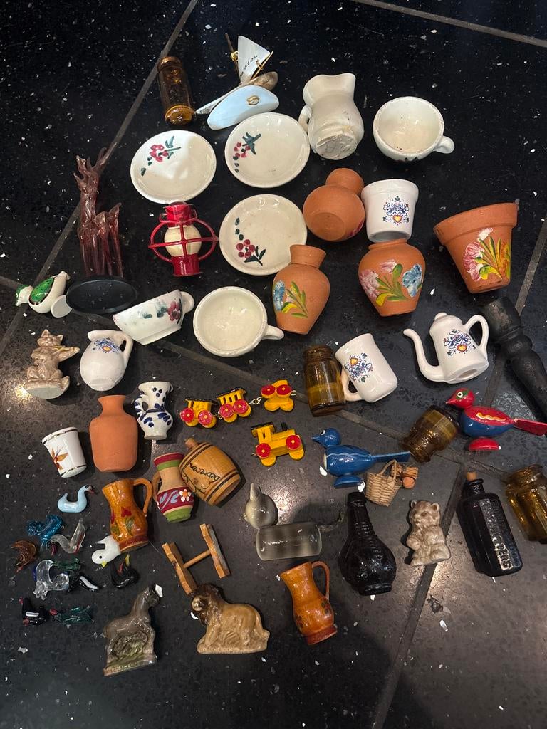 Miniaturen voor letterbak, Ophalen of Verzenden, Gebruikt