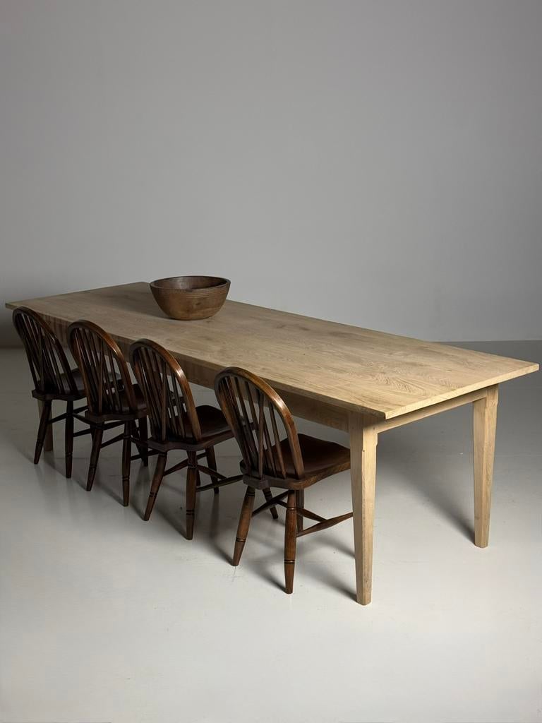 Franse eettafel eiken 250cm