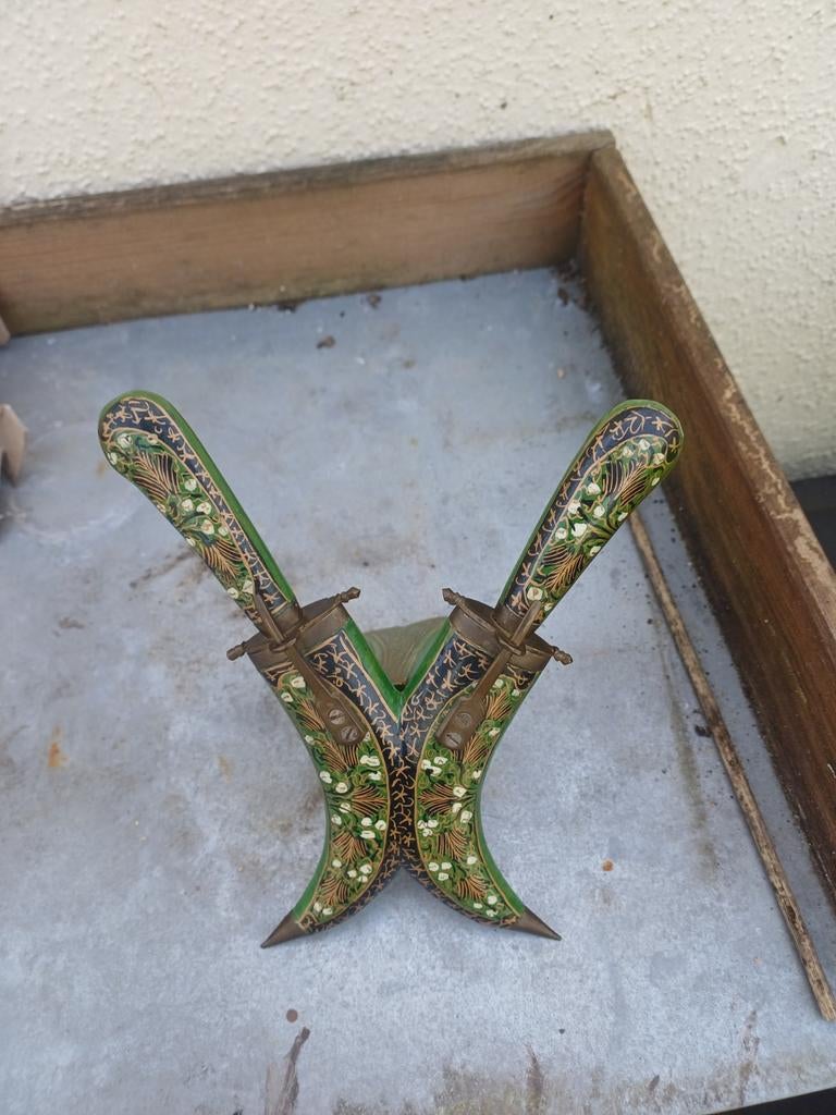 Antieke  India  dolk/ vrok in schede iets apart handgemaakte, Ophalen of Verzenden