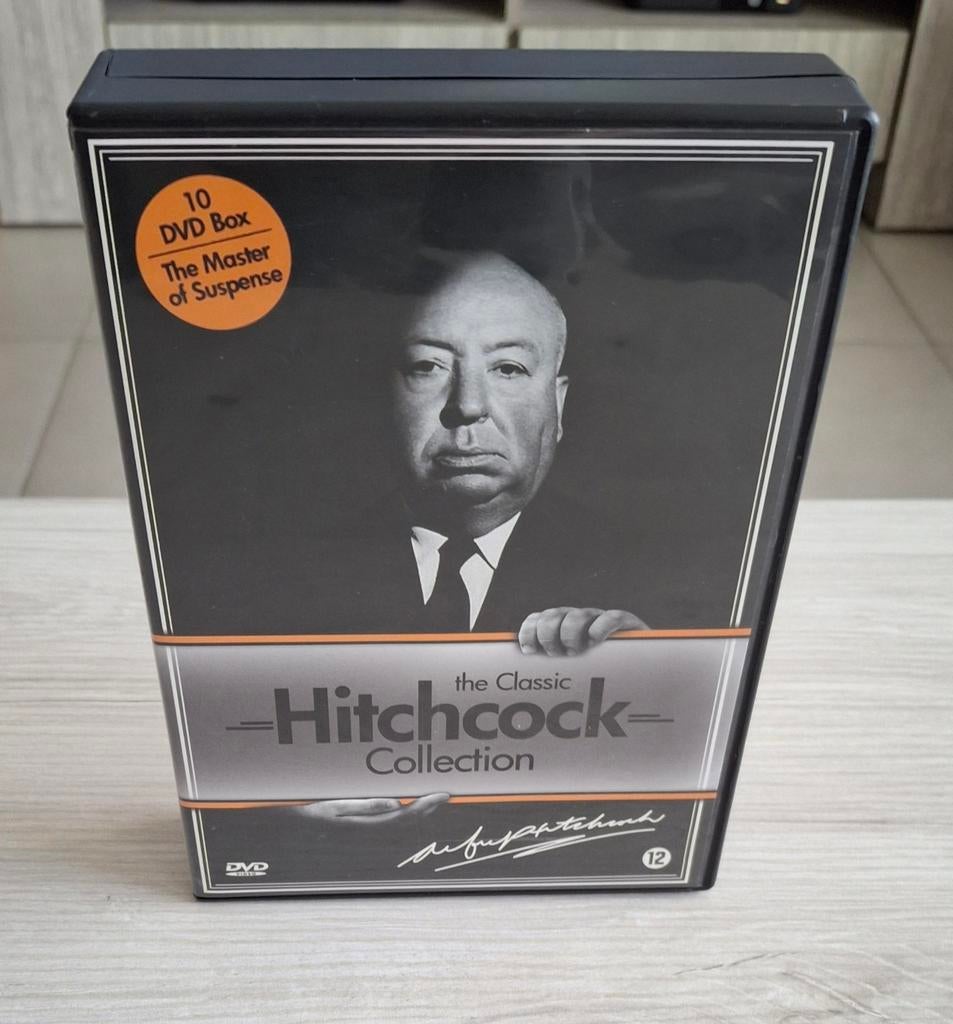 Dvd box speelfilms hitchcock, Vanaf 16 jaar, Ophalen of Verzenden, Zo goed als nieuw
