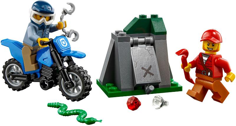 Lego Town City Police 60170 Off-Road Chase, Ophalen of Verzenden, Zo goed als nieuw, Complete set, Lego