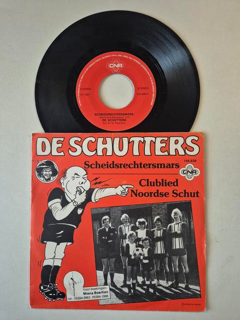 De Schutters-Scheidsrechtersmars, Ophalen of Verzenden, Zo goed als nieuw, Overige formaten, Levenslied of Smartlap