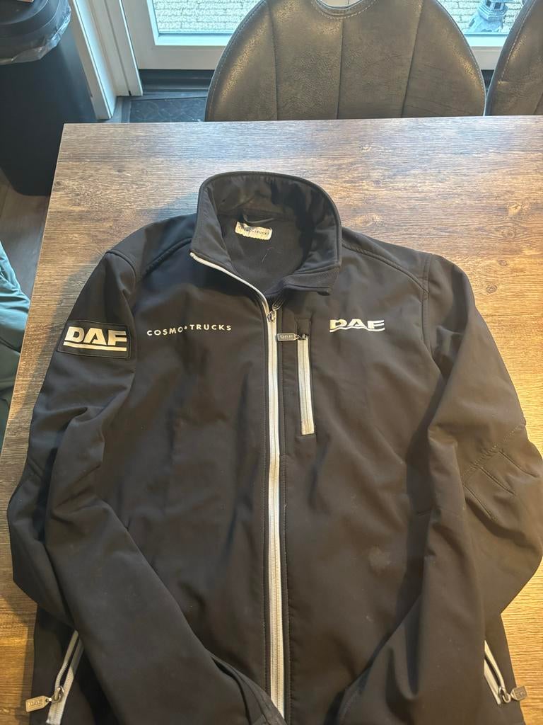 Daf Softshell jas - Zwart met DAF logo, Ophalen of Verzenden, Zo goed als nieuw, Overige maten, Zwart
