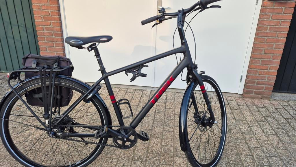 Trek District 3 - Zo goed als nieuwe fiets met riemaandrijvi, Ophalen, Zo goed als nieuw, Overige merken