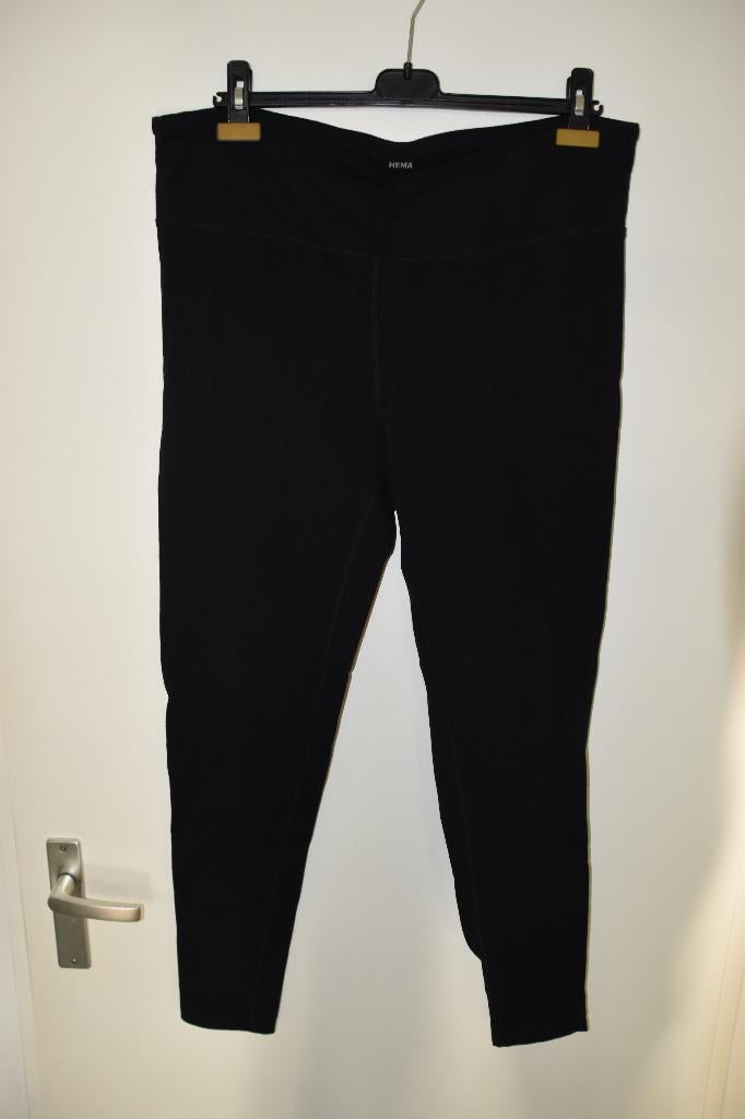 mooie nieuwe zwarte stretch broek/jogging maat XL Hema, Zwart, Maat 46/48 (XL) of groter, Ophalen of Verzenden, Zo goed als nieuw