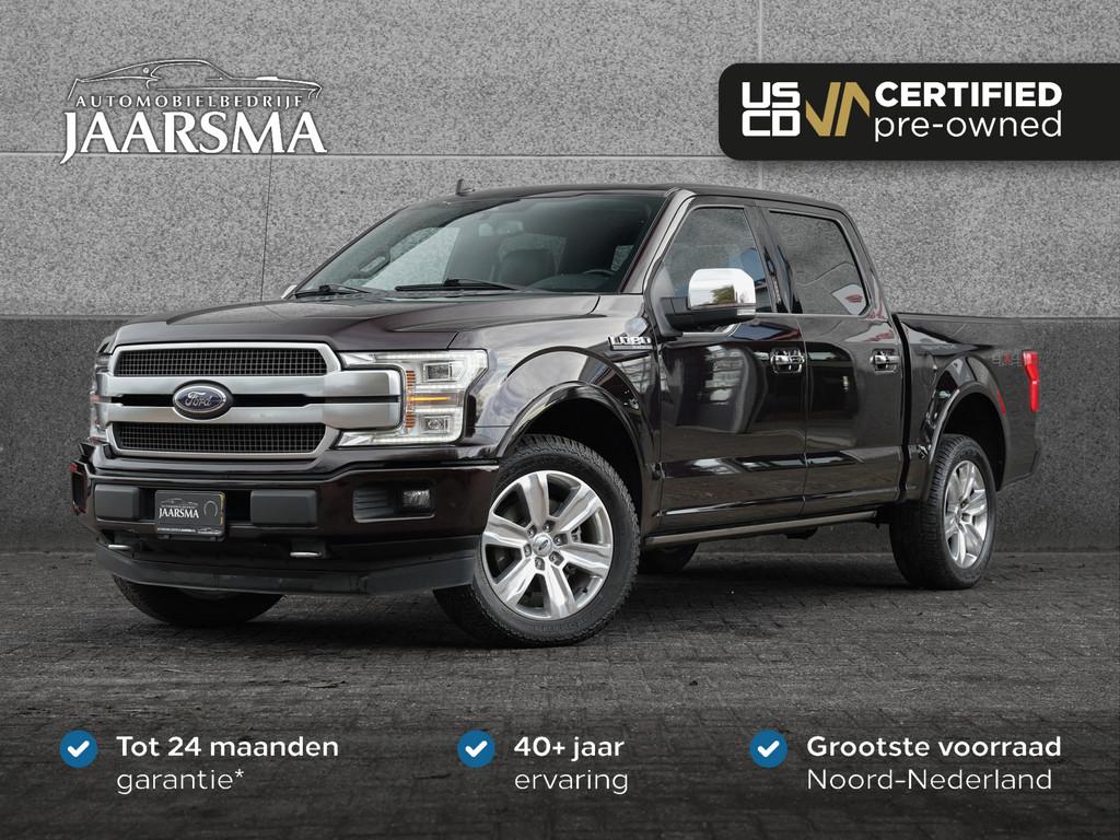 Ford USA F-150 Platinum 3.5 V6 Ecoboost SuperCrew |Cuise Con, Auto's, Automaat, Gebruikt, Bruin, Bedrijf