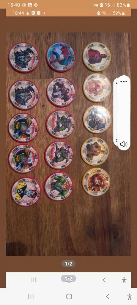 Vintage Pogs / Flippo's - Diverse Collectie, Ophalen of Verzenden, Gebruikt