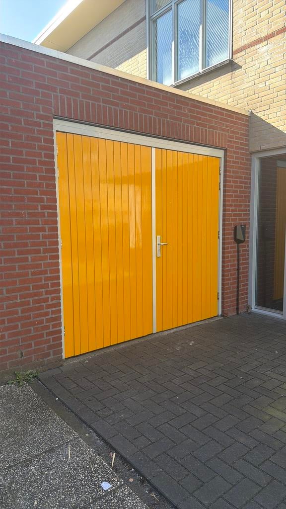 Garage deur, Doe-het-zelf en Verbouw, Deuren en Horren, Gebruikt, Garagedeur, Ophalen of Verzenden, 120 cm of meer
