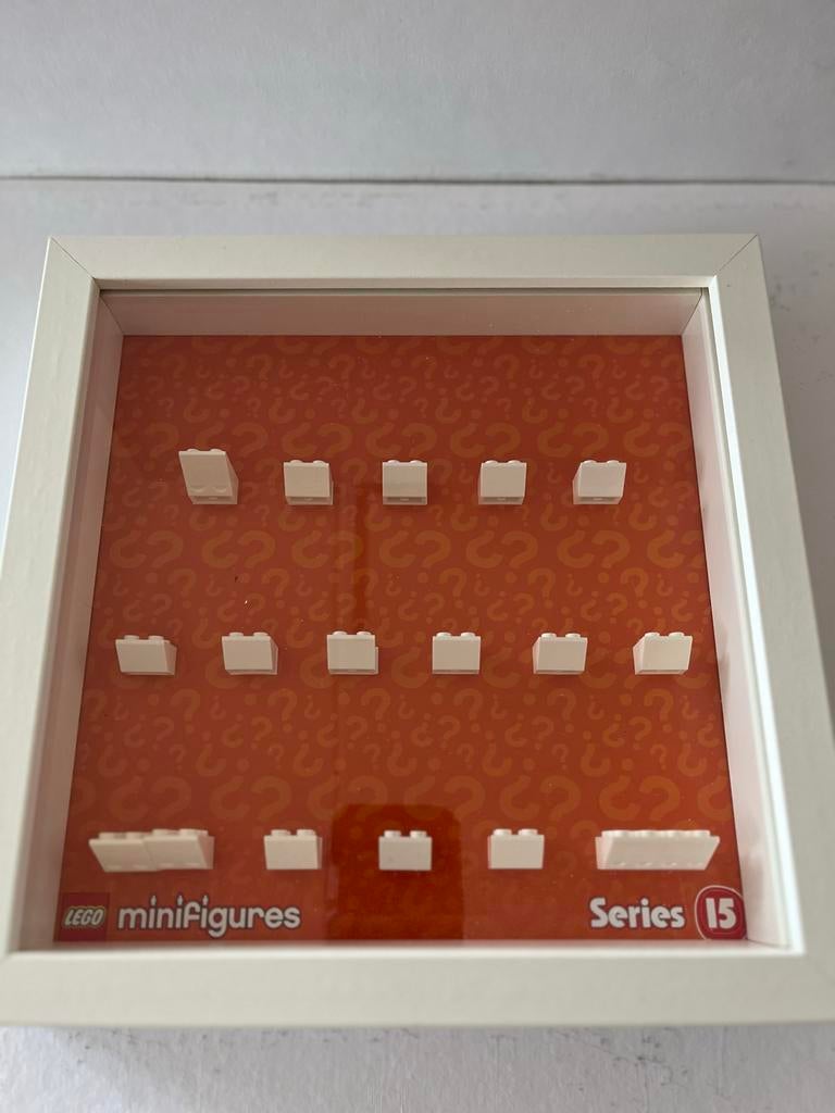 Lijst voor LEGO Minifiguren Serie 15 - Display Frame, Ophalen of Verzenden, Zo goed als nieuw, Losse stenen, Lego