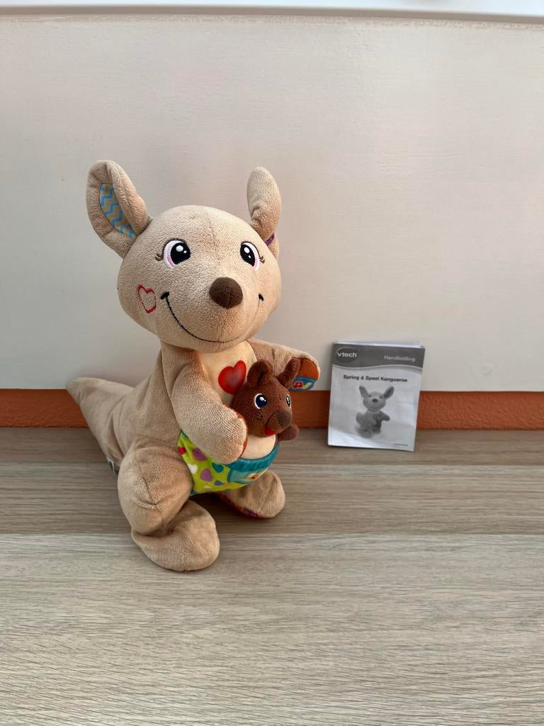 VTech Spring & Speel Kangoeroe met baby, Ophalen, Gebruikt, 6 maanden tot 2 jaar