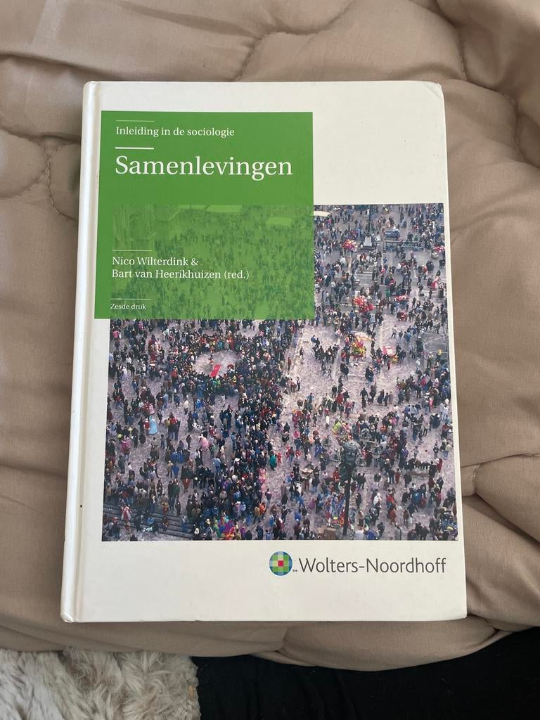 Inleiding in de sociologie Samenlevingen zesde druk, Boeken, Ophalen of Verzenden, Gamma, Gelezen, WO