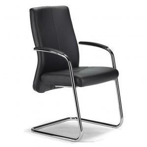 XL 5410 a ( directie ) vergaderstoel, zwart leer, VST, Zwart, Nieuw, Ophalen of Verzenden