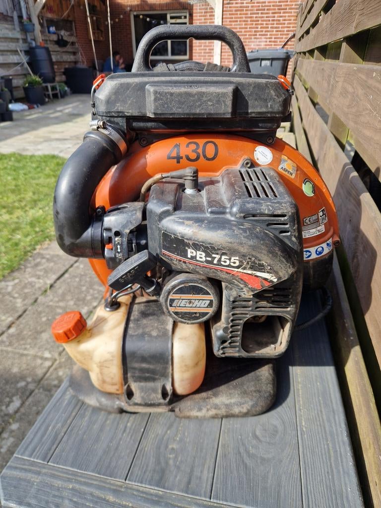 Krachtige Echo PB-755 Benzine Bladblazer - Ruggedragen, Tuin en Terras, Bladblazers, Ophalen, Benzine, Gebruikt, Echo