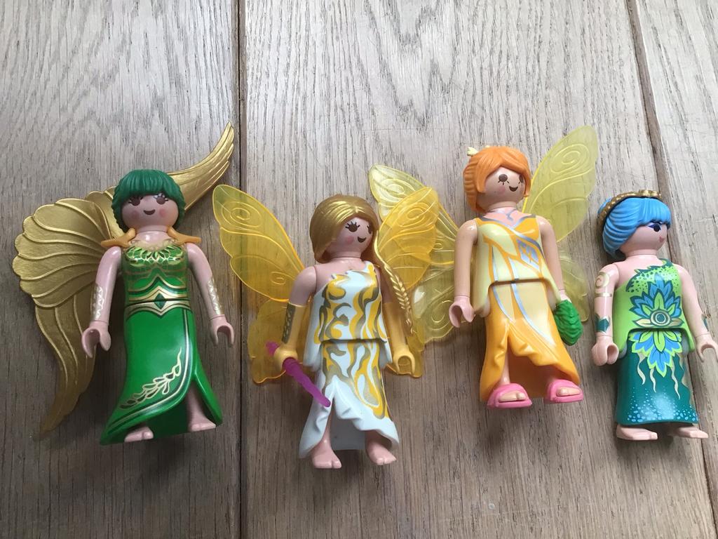 Playmobil 4 Feeen., Kinderen en Baby's, Speelgoed | Playmobil, Ophalen of Verzenden, Zo goed als nieuw