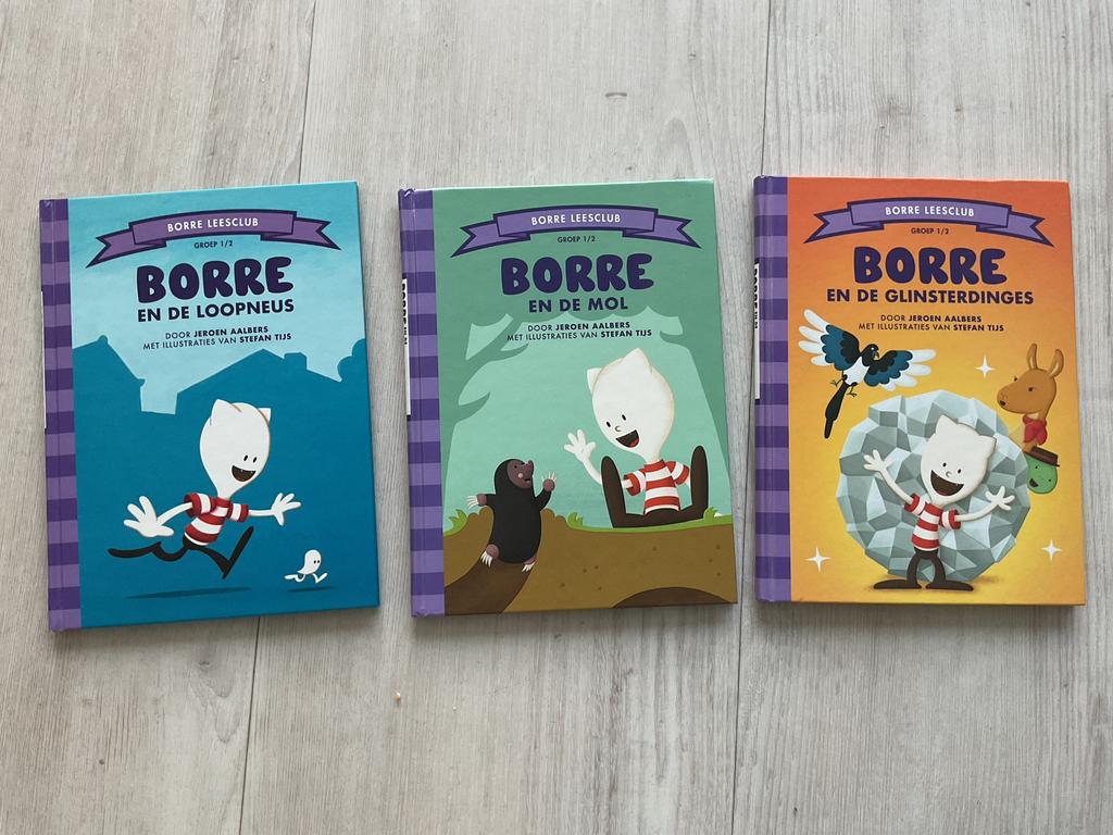 Borre leesclub boekjes, leren lezen 3 stuks, kinderleesboek, Boeken, Kinderboeken | Jeugd | onder 10 jaar, Ophalen of Verzenden