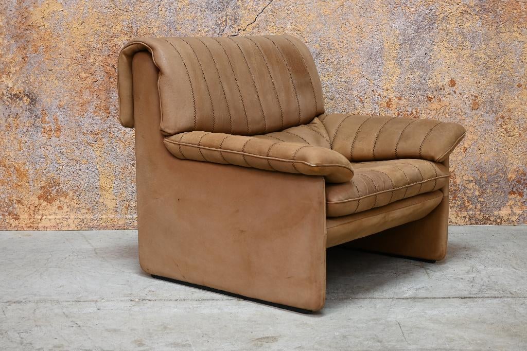 IZG Staat unieke De Sede DS 86 design fauteuil in nekleer, Huis en Inrichting, Fauteuils, De Sede, Ophalen of Verzenden, Zo goed als nieuw
