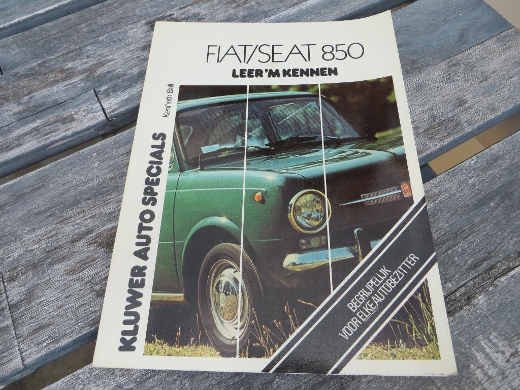 Kluwer "leer 'm kennen" vraagbaak Fiat 850 + Sport, Seat 850, Ophalen of Verzenden