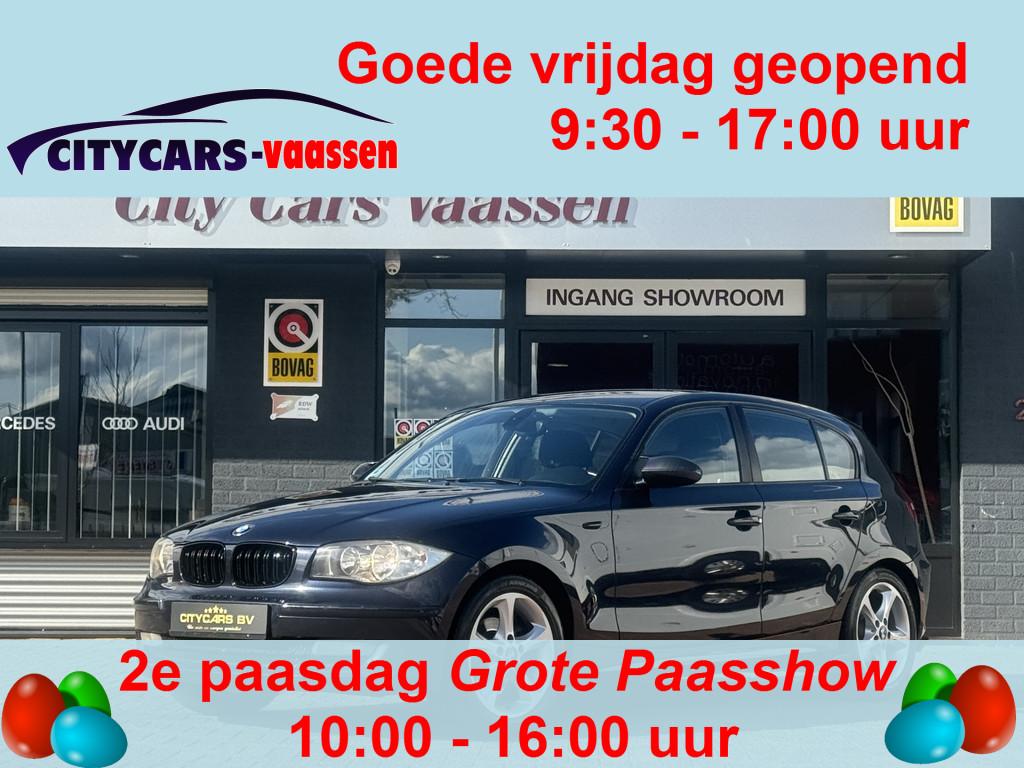 BMW 1-serie 116i Business Line 122 pk org nl auto nap logisc, 1-Serie, Zwart, 4 cilinders, Origineel Nederlands