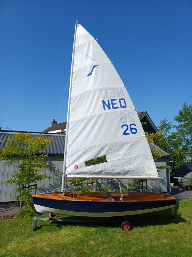 Open houten zeilboot SOLO, Ophalen, Gebruikt, Overige typen