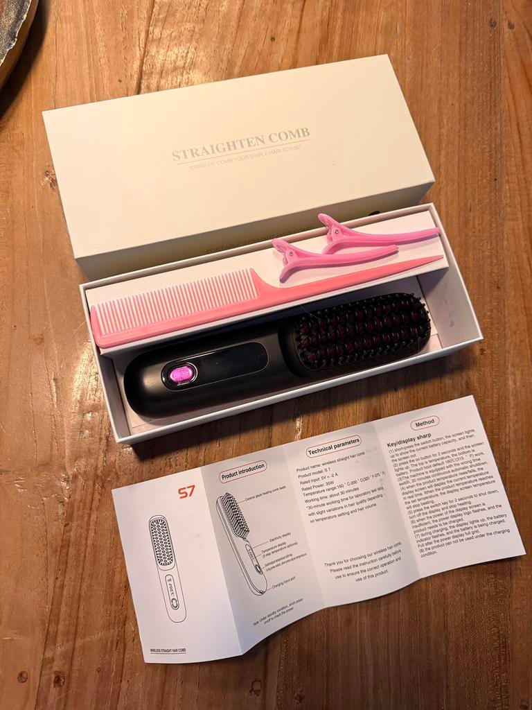 Oplaadbare draadloze stijlborstel, Ophalen of Verzenden, Zo goed als nieuw