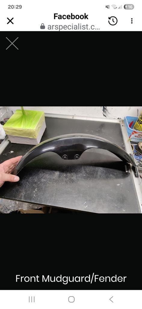 Gevraagd voorspatbord Kawasaki AR, Ophalen of Verzenden, Nieuw, Overige typen