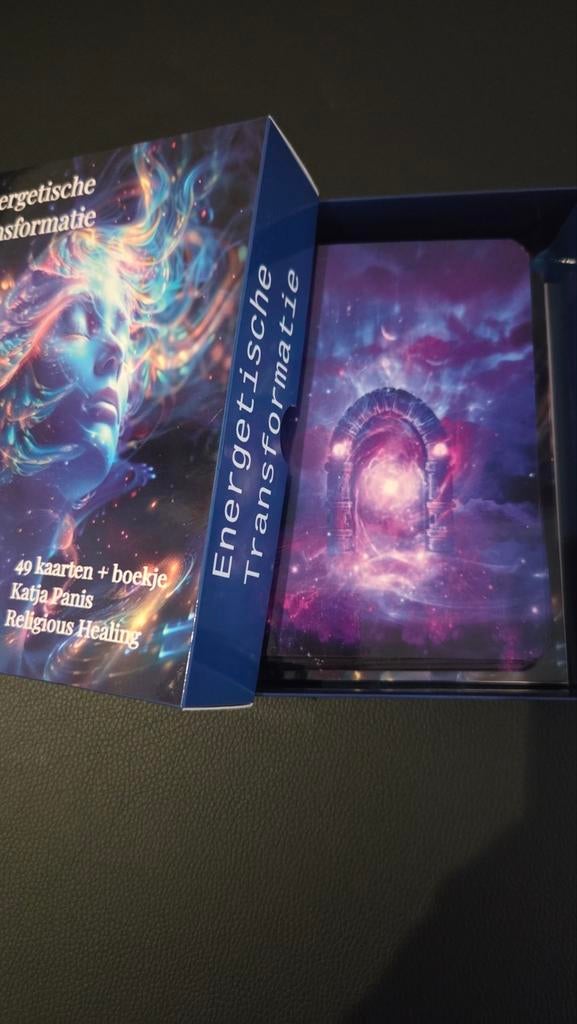 Energetische Transformatie orakelkaarten, Boeken, Esoterie en Spiritualiteit, Ophalen of Verzenden, Zo goed als nieuw, Tarot of Kaarten leggen