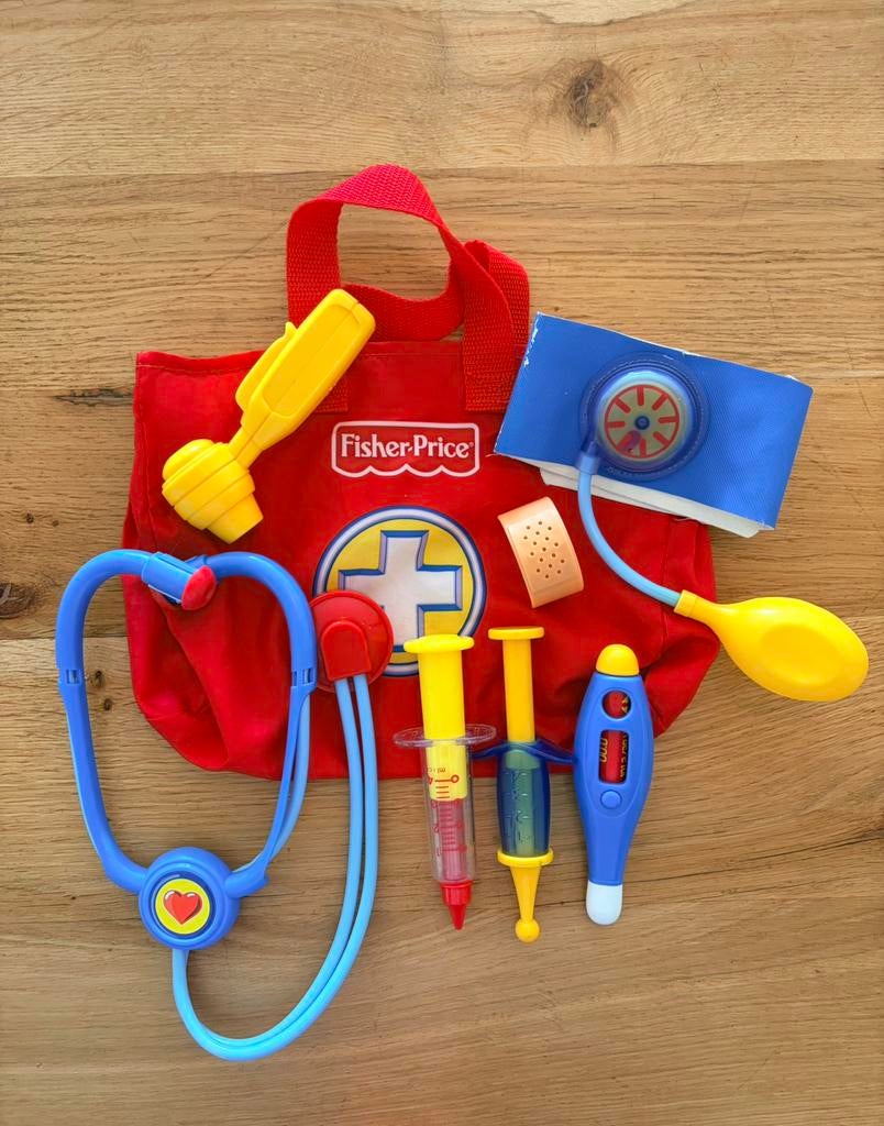 Fisher Price dokters set!!!, Ophalen of Verzenden, Gebruikt, Speelset